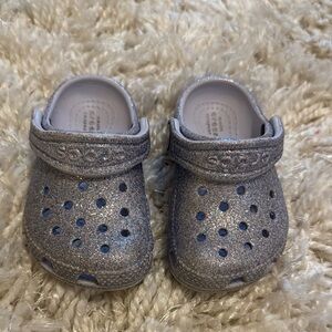 Kids Glitter Clogs